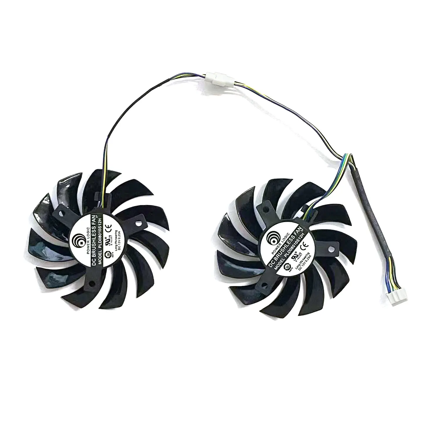Brandneuer 75 mm 4PIN RX6500XT GPU-Lüfter für Powercolor Radeon Rx6500xt 4 GB Fighter OC Grafikkarte