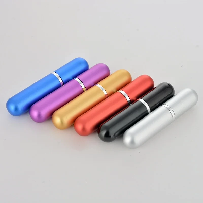 5/10pcs 5ml Portable Mini Refillable Perfume Bottle With Spray Scent Pump Empty Cosmetic Atomizer Bottle For Travel Tool