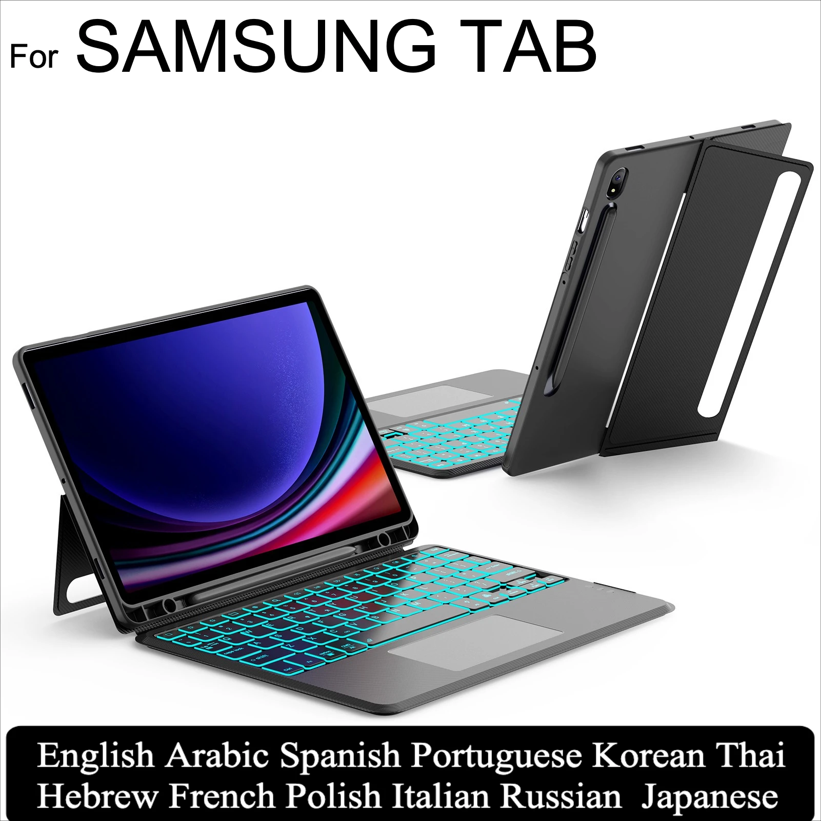 Galaxy Tab S7 Plus Samsung Keyboard Cover S7 Bluetooth Keyboard