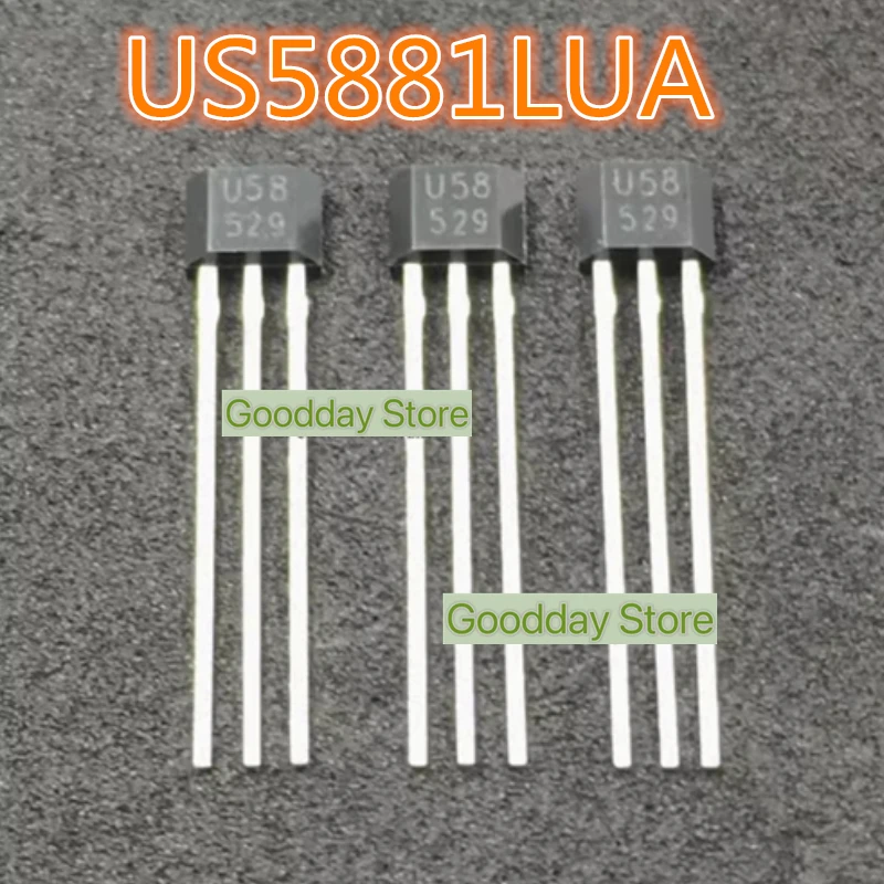 Original US5881LUA unipolar Hall element US5881 silk screen U58 low sensitivity Hall sensor