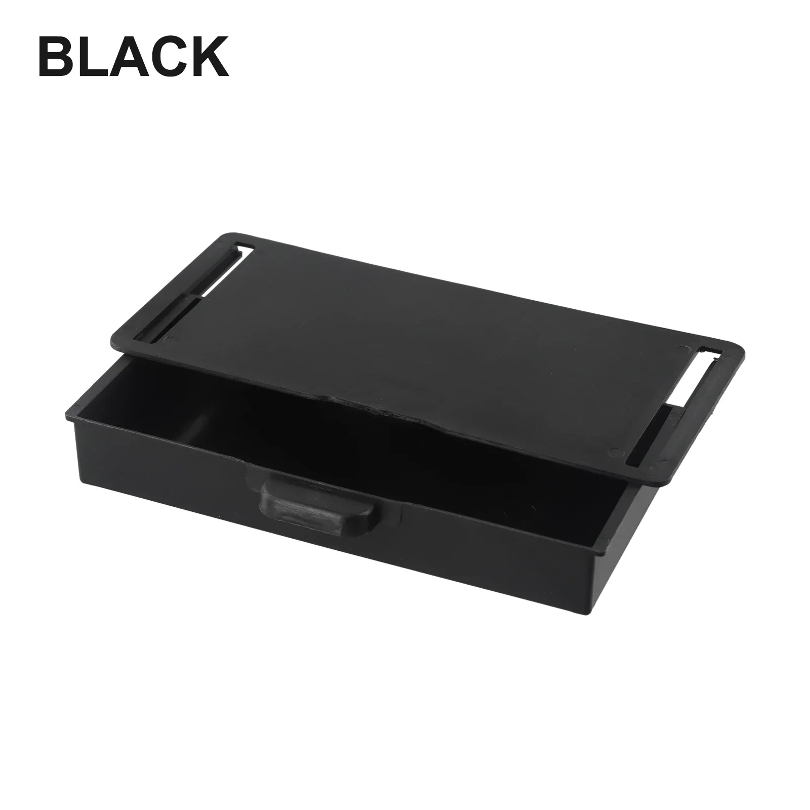 Self Stick Pencil Tray Desk Table Storage Drawer Organizer Box Under Desk Stand Self-adhesive Under-drawer Storage