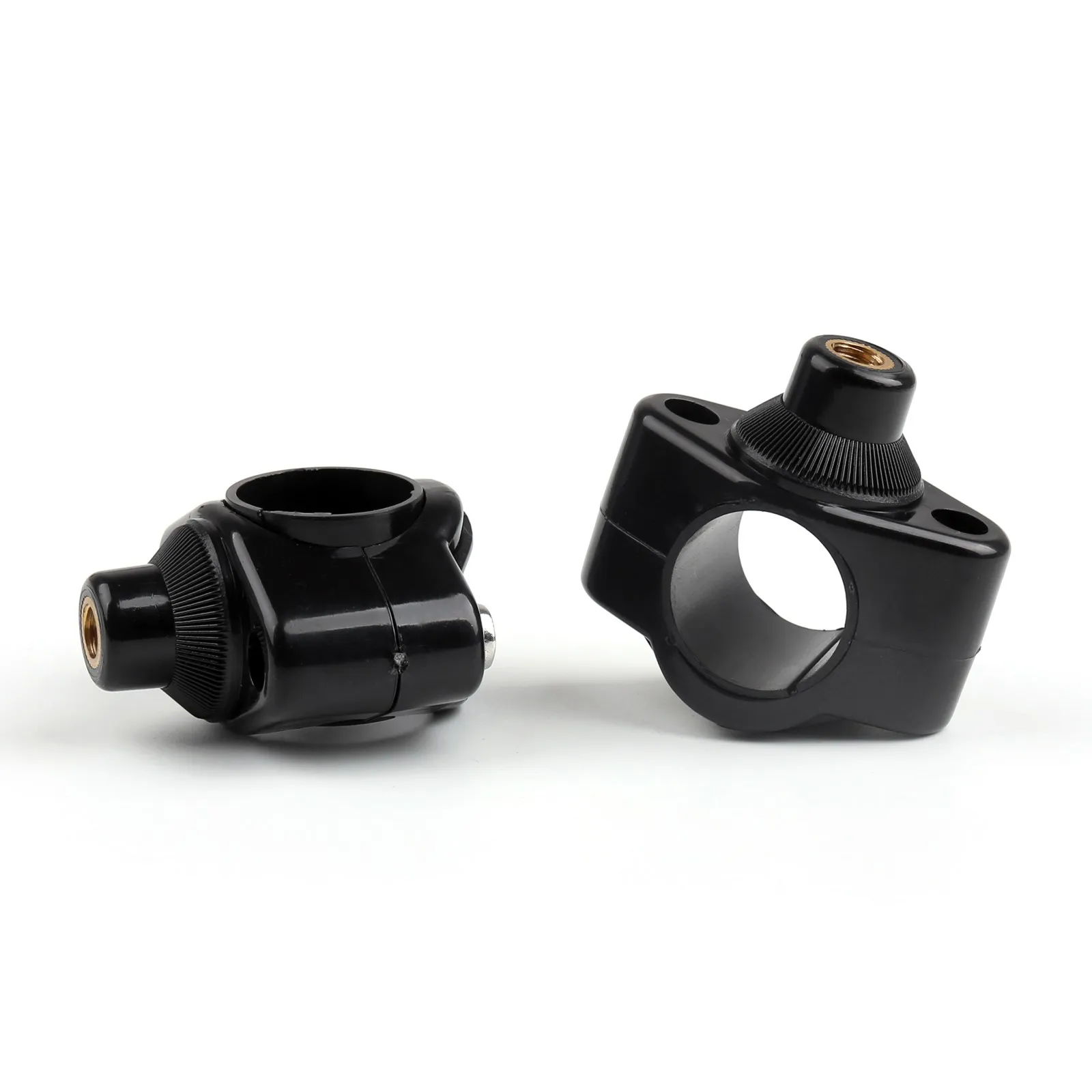 Areyourshop Windshield Mounting Hardware Quick 1"25mm&1 1/8" 28mm Handlebar Clamps Set