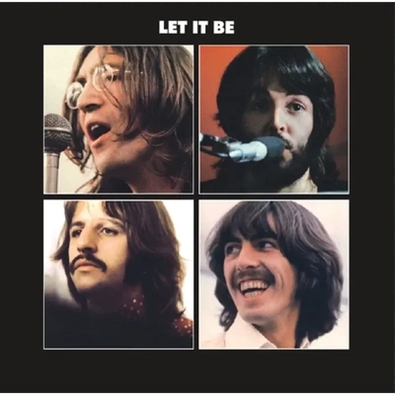 Disco de vinilo auténtico de The Beatles Let It Be para los Beatles