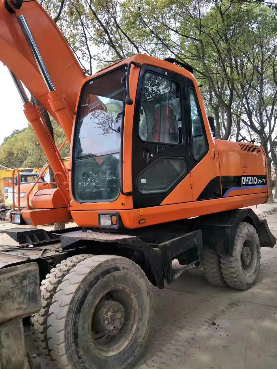 Wheel Doosan 210-7W Second Hand Excavator