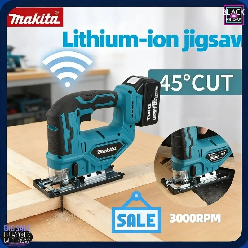 scie-a-fil-electrique-sans-balais-makita-rechargeable-multifonctionnelle-pour-le-travail-du-bois-18v