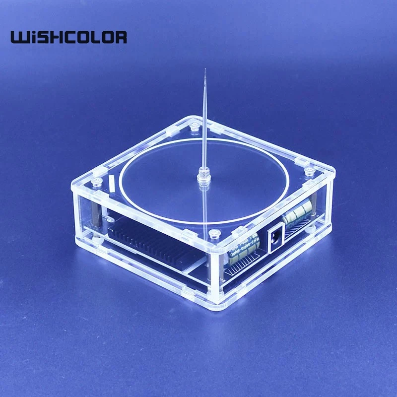 Wishcolor AC-E103 Mini Tesla Coil Bluetooth Music Tesla Coil with Lightning and Music Modes for DIY Projects