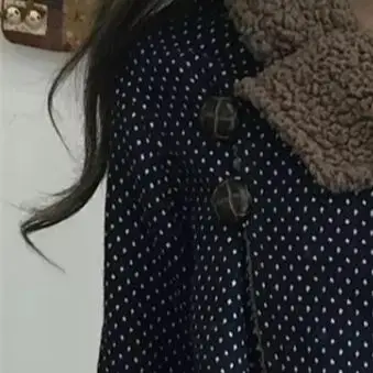 

Kimutomo пальто женские осенне-зимние модные винтажные верхняя одежда элегантный горошек Y2k эстетические куртки в стиле Харадзюку женские повседневные