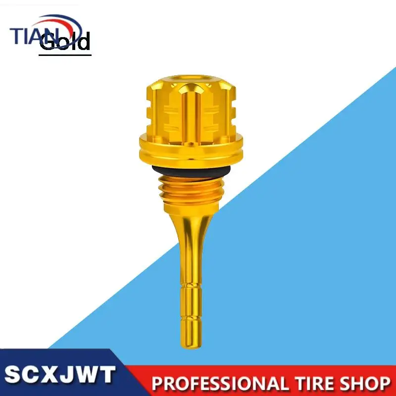 Motorcycle Engine Oil Dipstick Filler Cap Plug CNC Aluminum Alloy Motorcycle Accessories for GY6 BWS 125CC