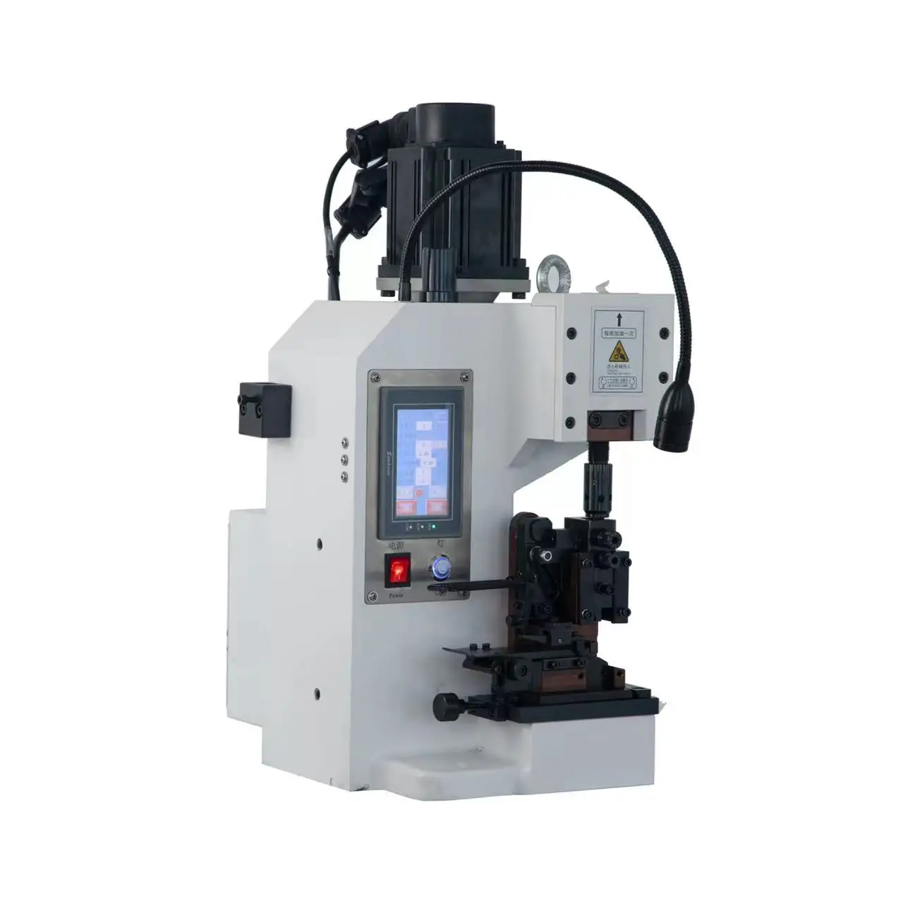 

NEW Piercing Splice Terminal Crimping Machine for enameled wire connector crimping
