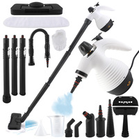 1000W Handheld Steam Cleaner 3 Bar Portable High Temperature Pressurized Steam Cleaner with Safety Lock and 15 Accessories Kit
