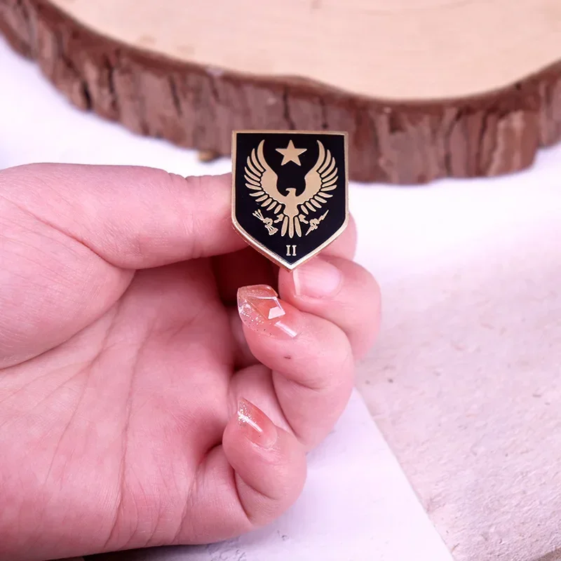 Spartan-II Program Logo Hard Enamel Pin Halo Alpha Game Badge Gamer Jewelry Gifts