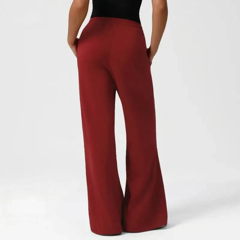 

Women S Yoga With High Waist Fashionable Versatile Loose Wide Leg Outdoor Sports Running And Fiess Pants