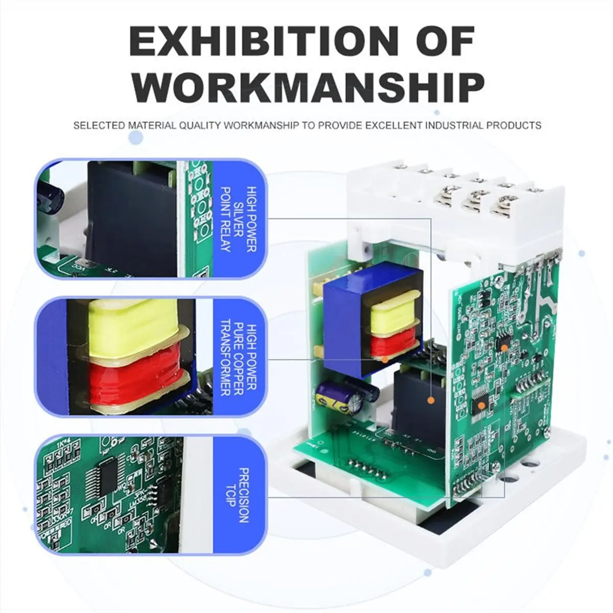 Oven Thermostat,220V TCM-R PID Temperature Control Switch -R for Home Automation XMTD Series Replacement Relay Output