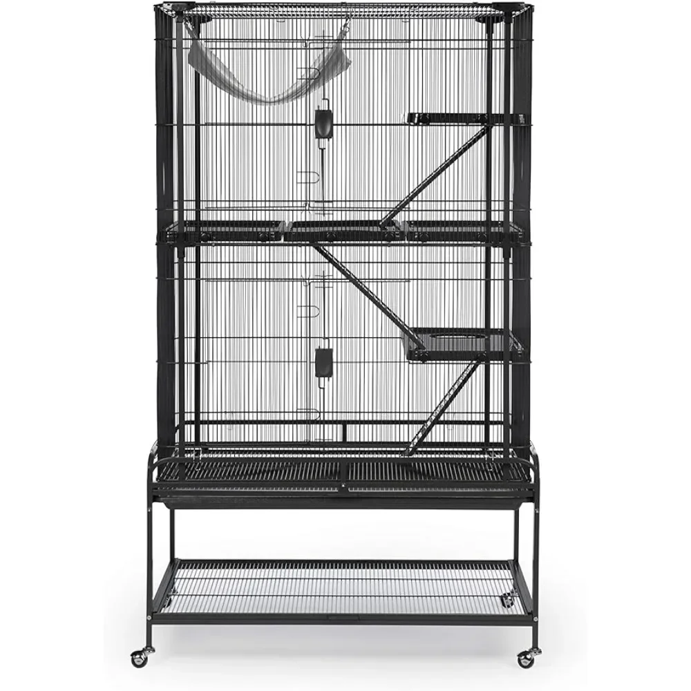 

Deluxe Critter Cage 484B for Parrot Accessories for Cages Black Love Bird Toys Cages|-f-| Houses and Fences Hummingbird Budgie