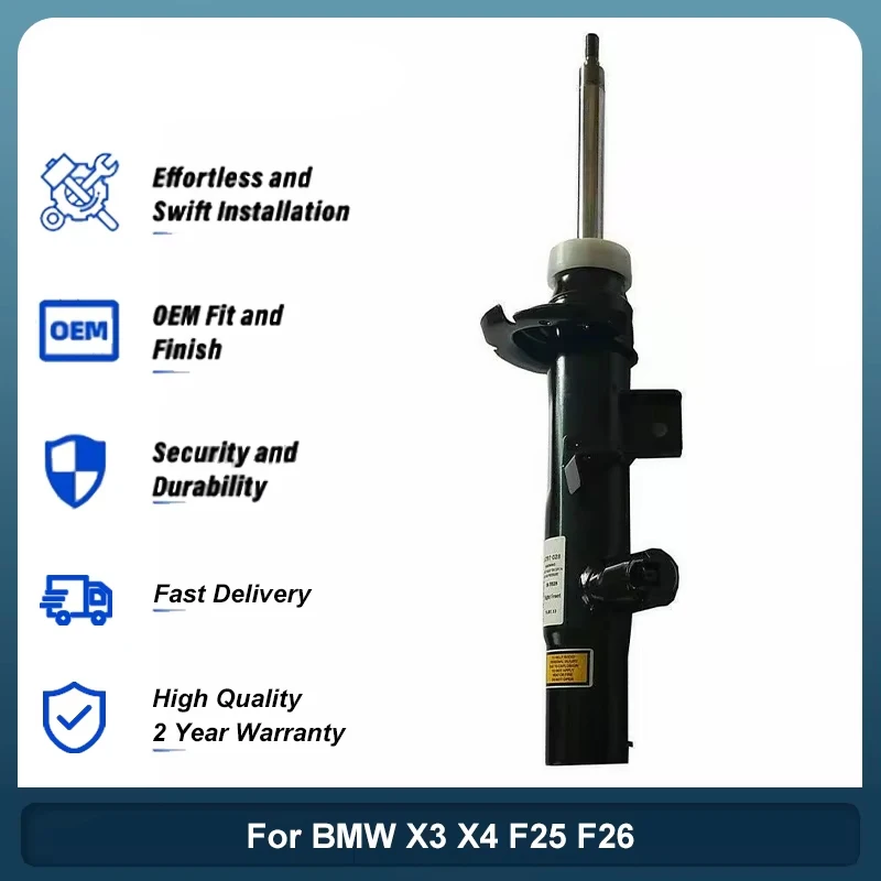 

Подходит для BMW X3 X4 F25 F26 Sport 2011-2018 передний левый амортизатор с электроприводом EDC 37116797025 37116797027 Ремонт пневматической подвески