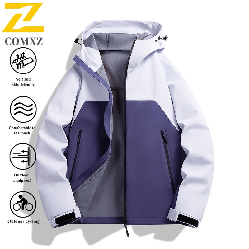 

"EiAO Windbreaker Couple's Spring Waterproof Windproof Fashion Outdoor Jacket for Hiking Camping Fishing Trendy All-Purpose
