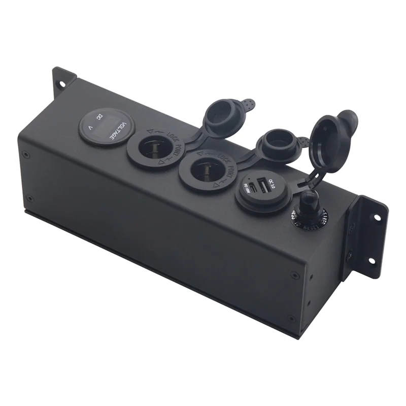 Panel rozdzielczy AA-12/24V, wielofunkcyjna skrzynka, gniazdo Foranderson, wyłącznik zasilania, skrzynka wielofunkcyjna 12/24V