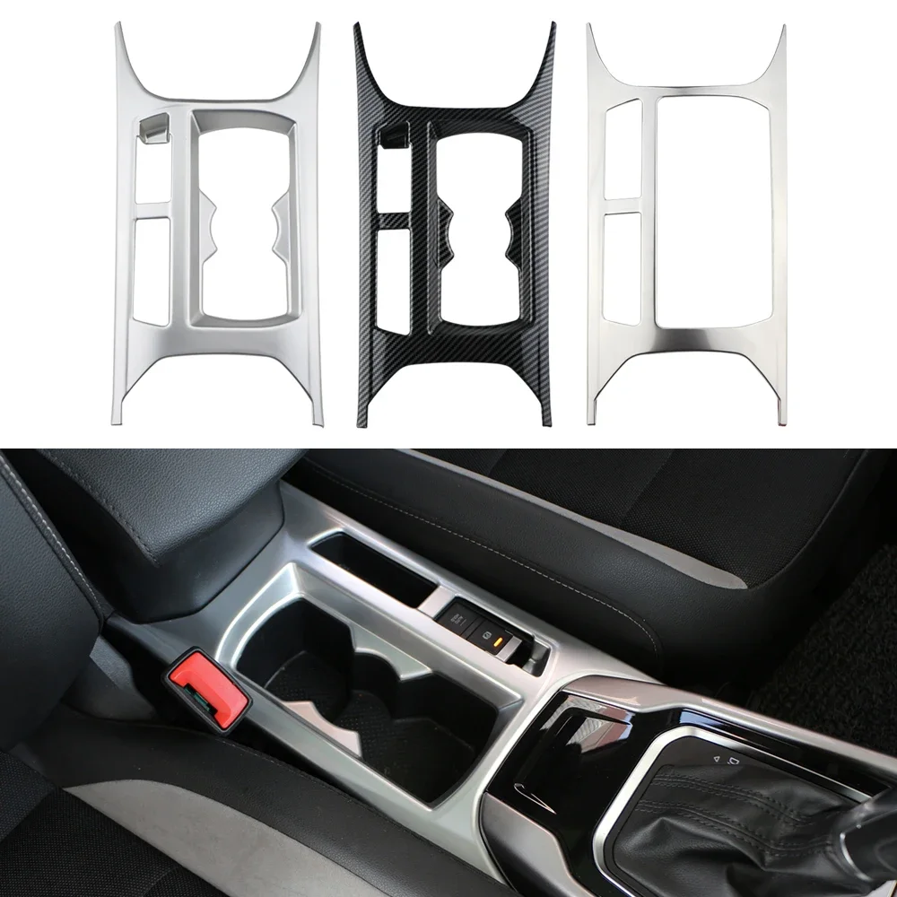 Auto Styling Console Central Front Water Cup Holder Panel Cover Trim 1PC Fit for Volkswagen T-Roc T Roc 2018 - 2022 Accessories