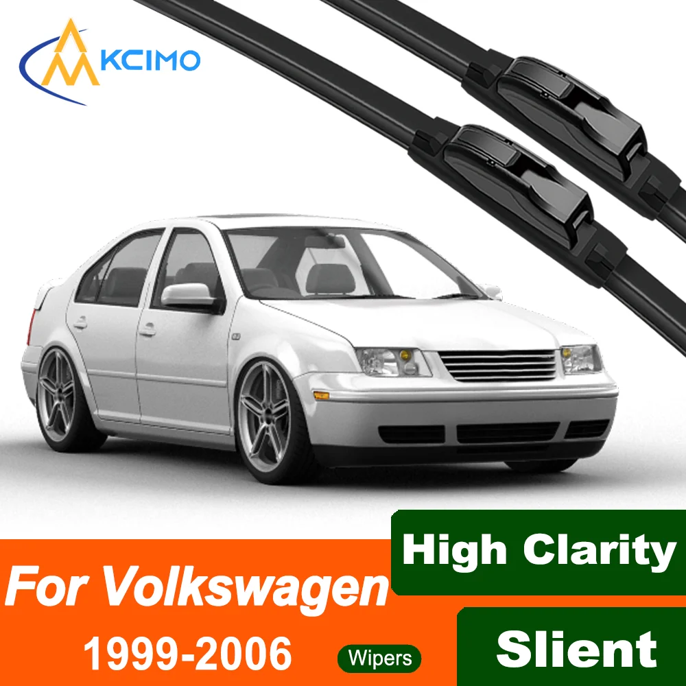 

Комплект бесшумных черных щеток переднего стеклоочистителя для Volkswagen Bora A4 1J 1999-2006 Авто аксессуары для стеклоочистителей лобового стекла