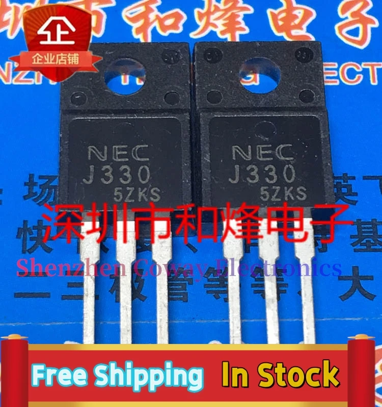 10PCS-30PCS  J330 2SJ330  TO-220F 60V 20A   In Stock Fast Shipping