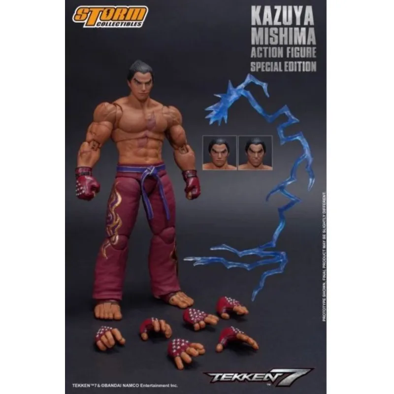 In Stock Original Storm Toys KAZUYA MISHIMA Tekken7 1/12 Soldier Warrior Character Action Model Art Collection Toy Gift