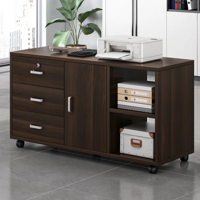 

Drawer Locker with Lock Mobile Small Cabinet Floor Type Office Cabinet Data Cabinet Office Station File Cabinet