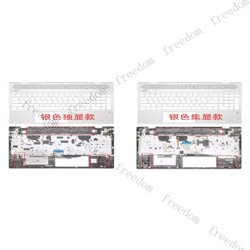 

HTS For HP Pavilion 15 15-CW 15-CS TPN-Q208 Q210 Silver Palmrest Cover Small "enter"