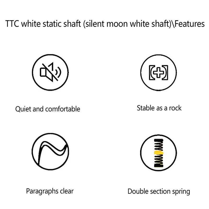 Silent Switch sakelar dalam Keyboard Mekanikal Keyboard taktil saklar Linear