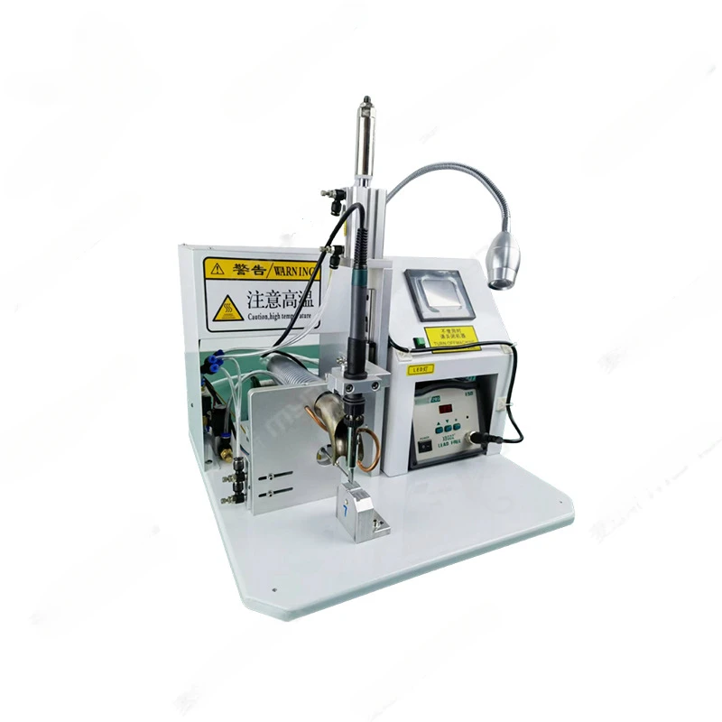 

semi-automatic soldering machine for LED PCB board welding and USB cable welding