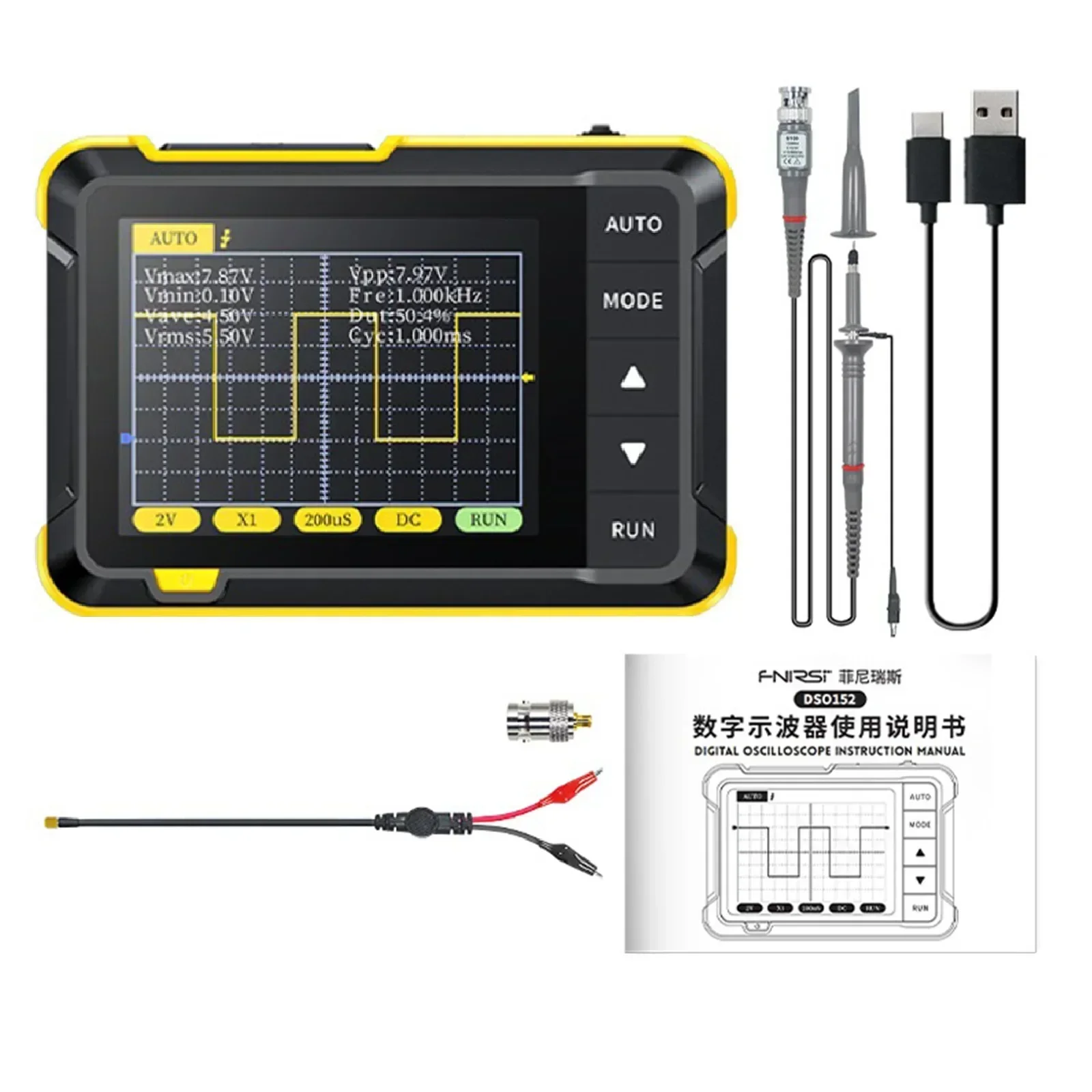 152 Host DSO 152 Handheld Oscilloscope A Revolutionary Diagnostic and Troubleshooting Tool for Electronic Devices