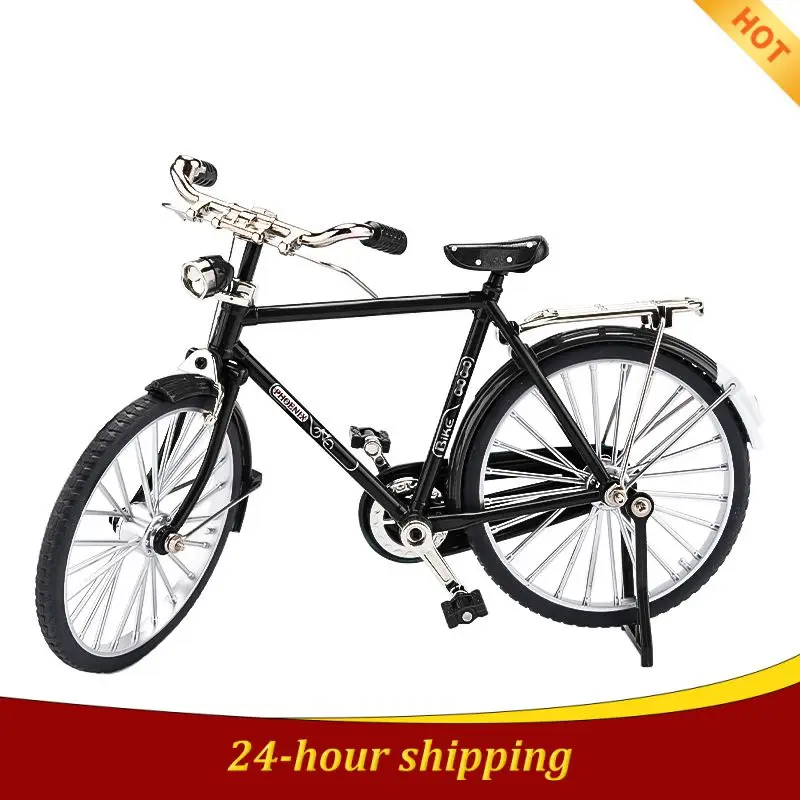 Bike Classic Alloy Toy Assembling Puzzle Gift for Children Model Collection Hobby