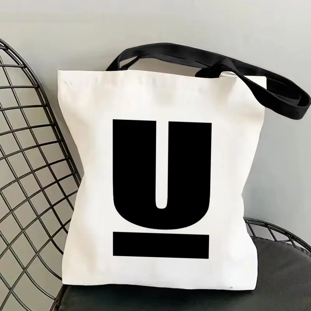 Brand U-Undercover Classic Storage Bags Canvas Double-Sided Print Shopping Bag Large Capacity Aesthetic Reusable Tote Bag