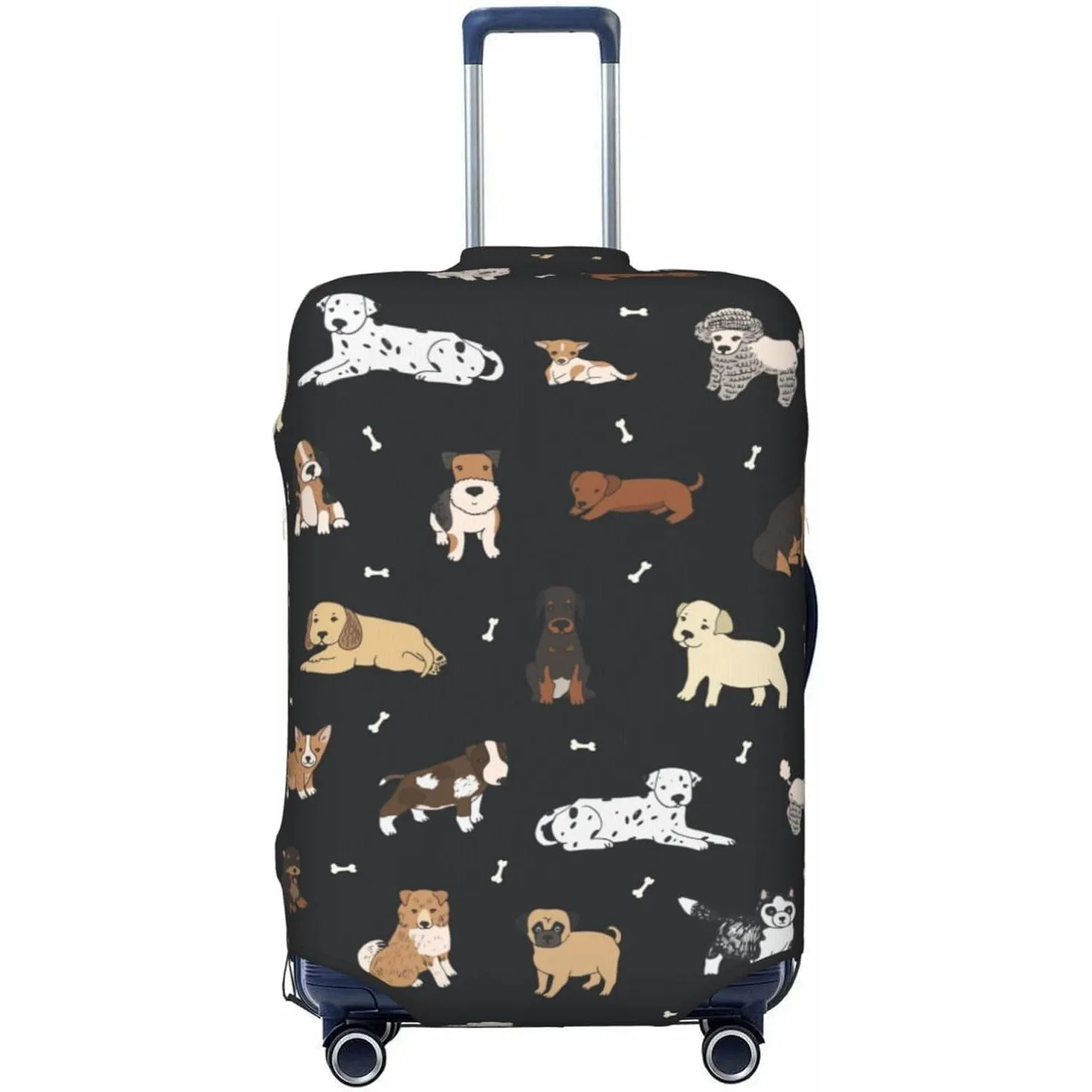 

Various Cute Puppies Luggage Suitcase Covers Elastic Washable Cartoon Pets Luggage Protector Travel Suitcase Protective