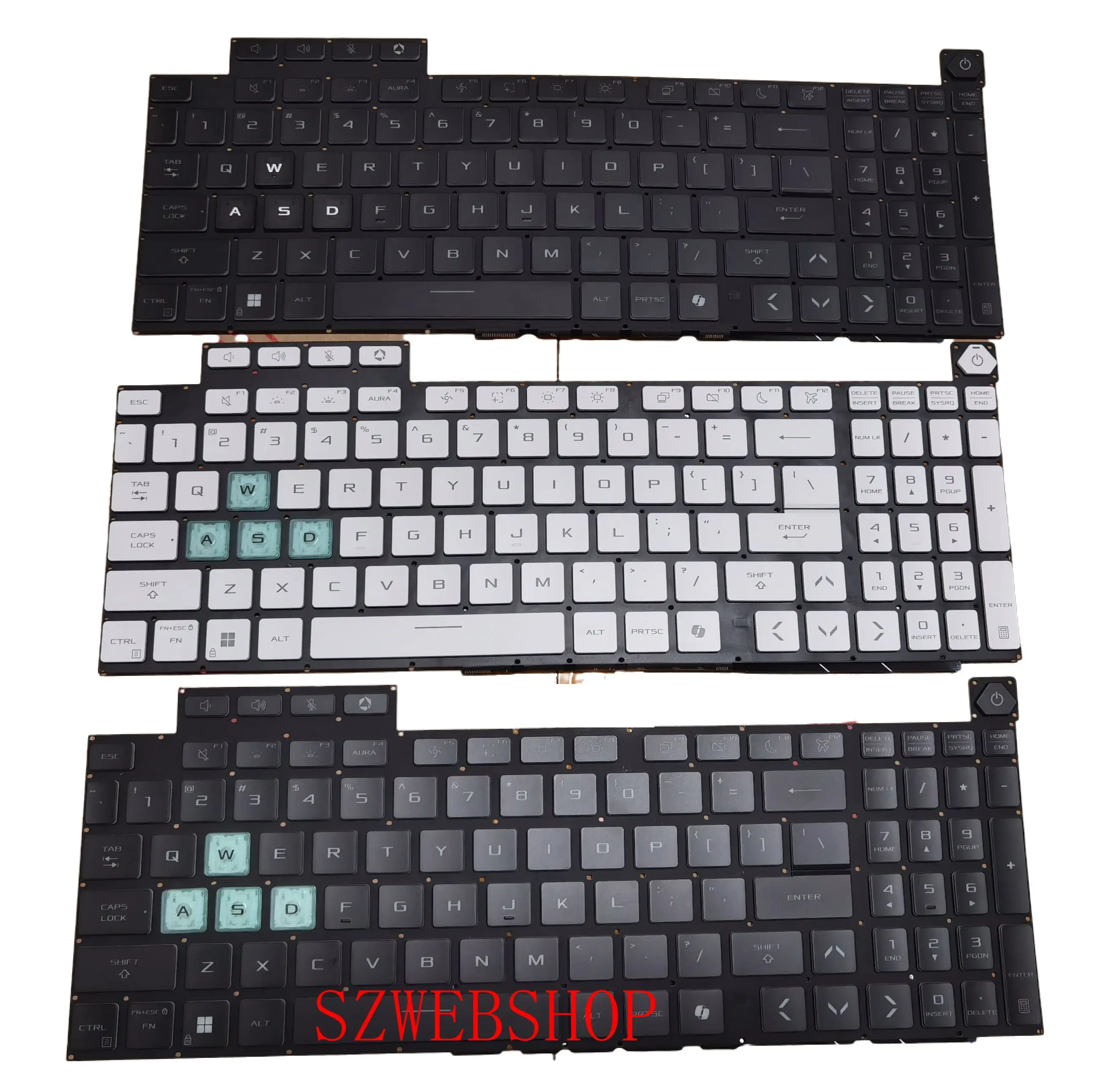 

New Laptop For Asus TUF Gaming F16 FX608J FX608JHR FX608JMR FX608JPR FX608LM FX608 us Keyboard