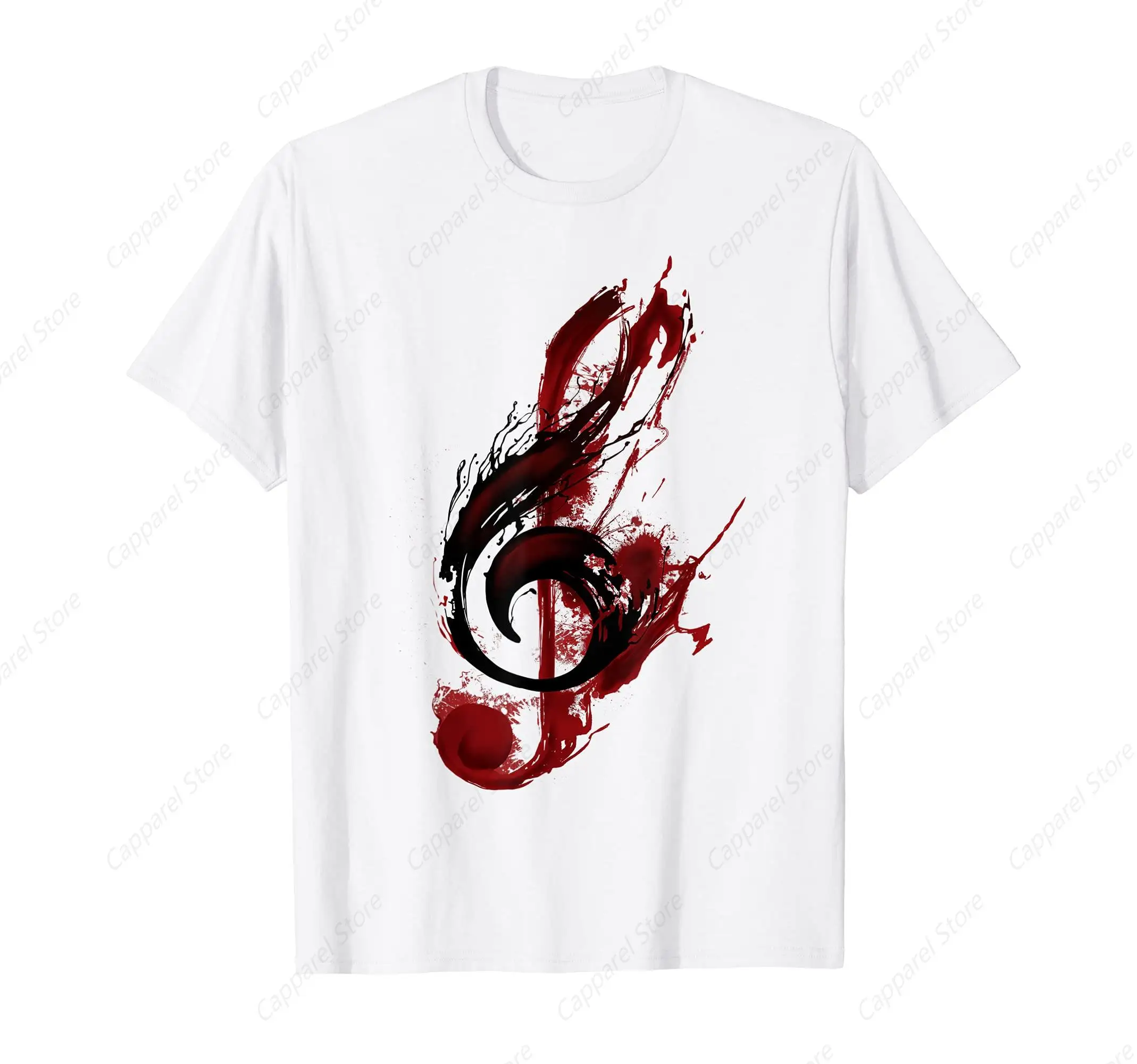 

Vintage Piano Keyboard Treble Clef Grunge Music Note Gift T-Shirt