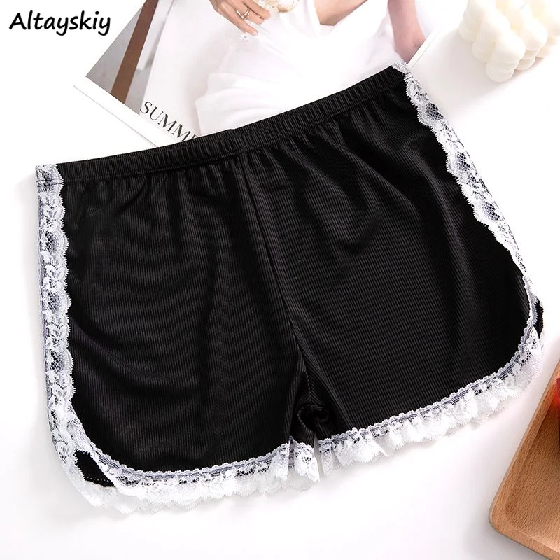 レースレギンス女性スキニー夏通気性ハイウエストシンプルなオールマッチカジュアル薄型プリンセスファッションシックなオル気質