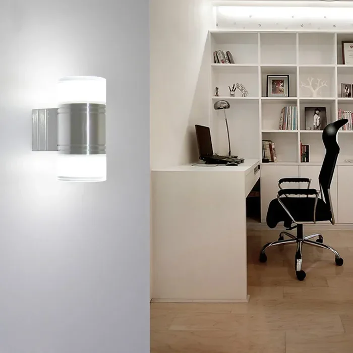 6W LED Wall Light Acrylic abajur Aluminum Material Indoor Sconce AC110-220V Free Shipping