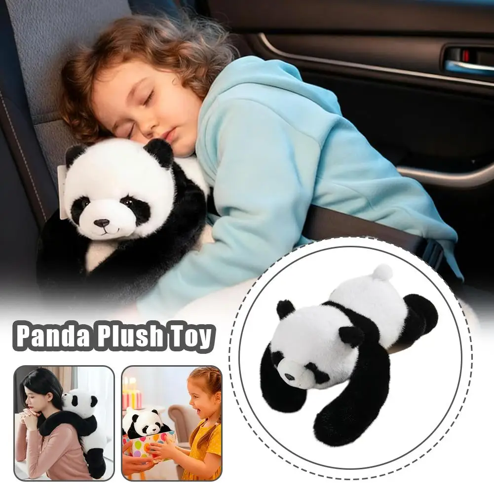 

Multi-functional Animal Panda Plush Cotton Toy Cute Soft Hug Bear Gift Doll Weighted Panda Stuffed Animal Sooth Sleeping Pillow