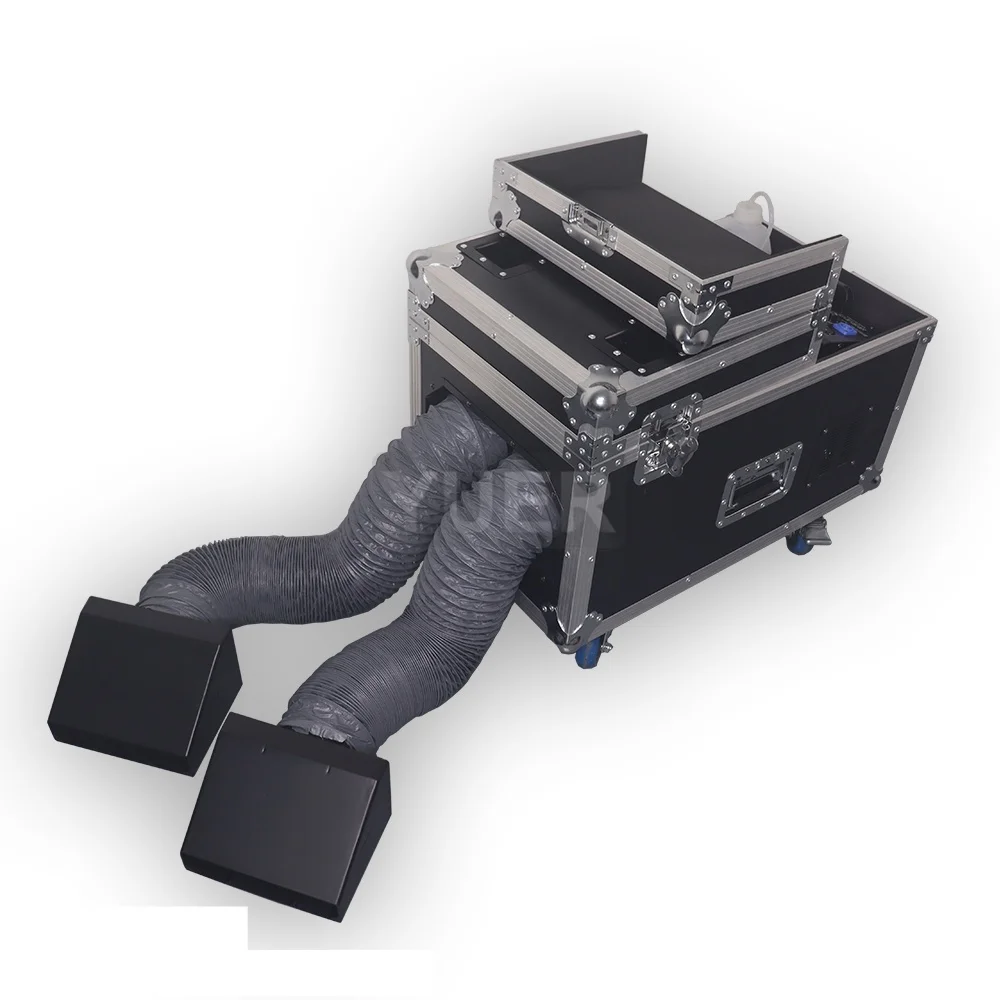 YUER Double Head 3000w Water Fog Haze Machine DMX Remote Control Smoke Haze Low Lying Decoration Wedding Stage Concert Party