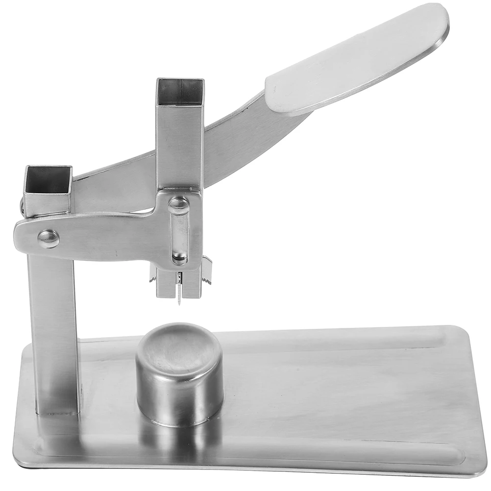 

Stainless Steel Chestnut Opener Tool Push Type Nut Cracker for Walnuts Manual Kitchen Utensil Portable Nutcracker