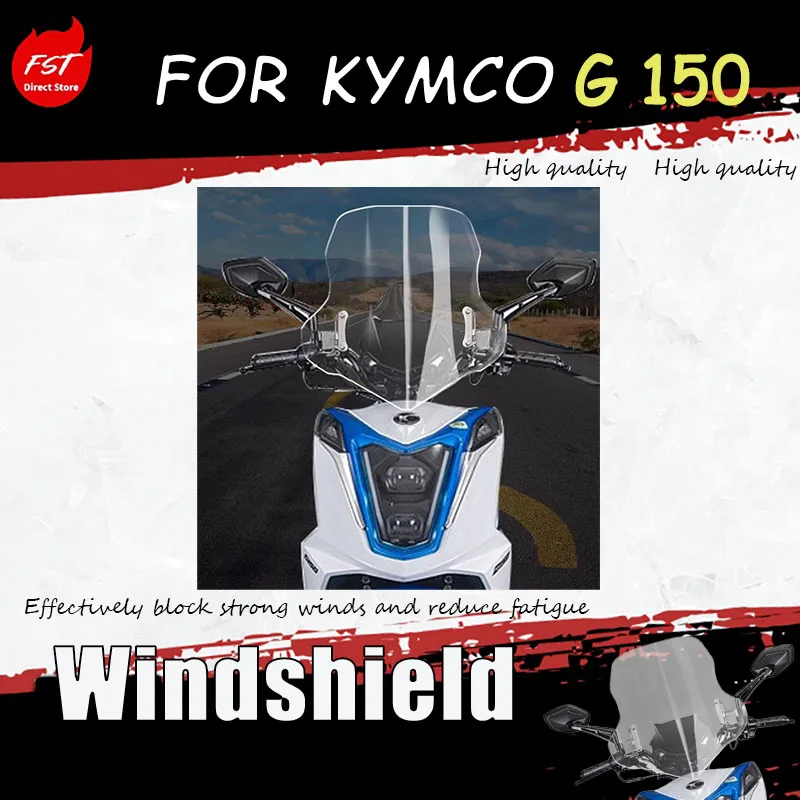 

For KYMCO G150 Modified Windshield Front Windscreen Guard Panel Windshield Motorcycle Accessories