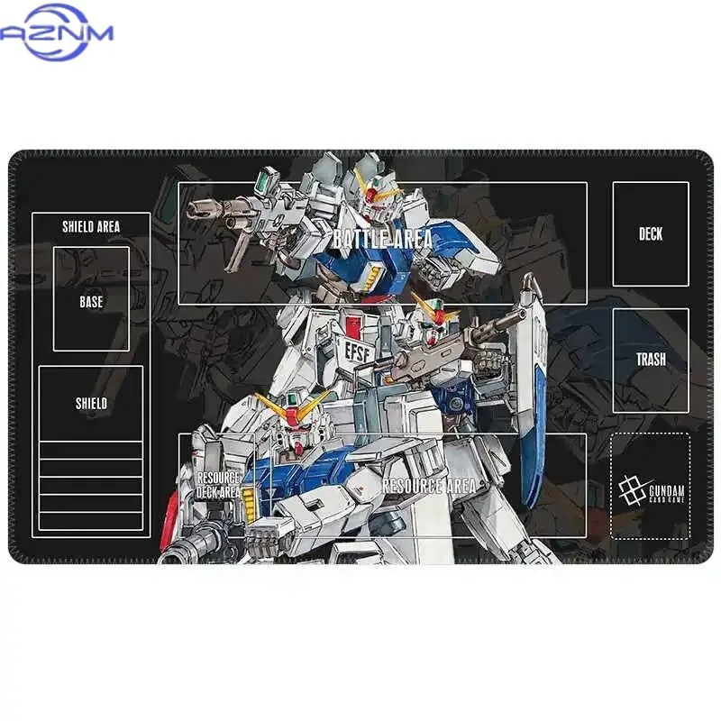 TCG Gundam Card Pad Cartoon  Amuro Ray Single-player Battle Rubber Set Exchange Combat Disc Banagher Links Table Pad