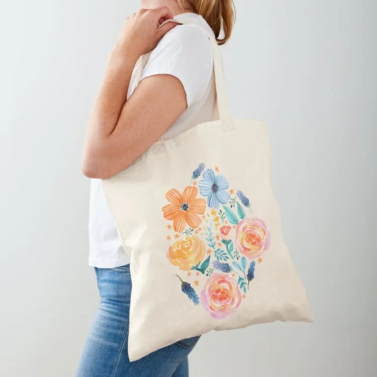 

Bold Blooms Tote Bag tote bag custom hand bag ladies Women's beach bags custom tote