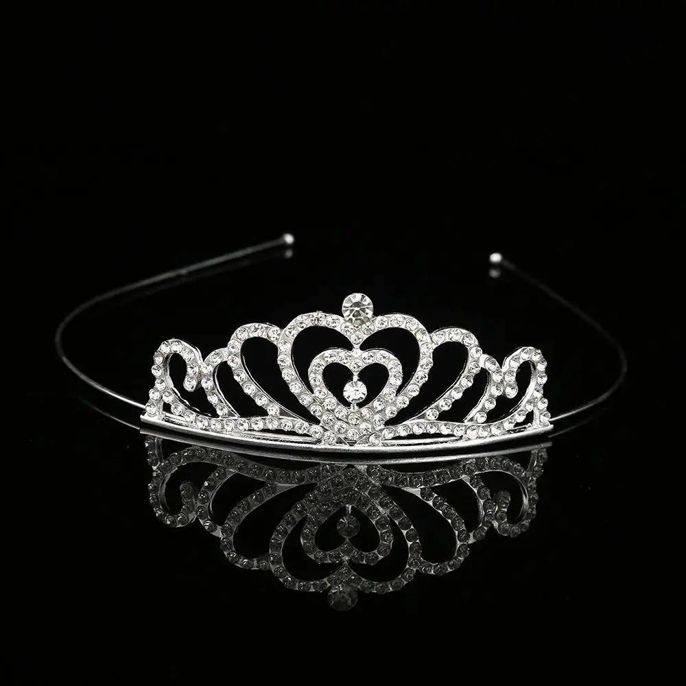 Beauty Rhinestone Crystal Wedding Tiaras Prom Party Hair Jewelry Bride Hair Accessories Royal Fashion Headband Girl