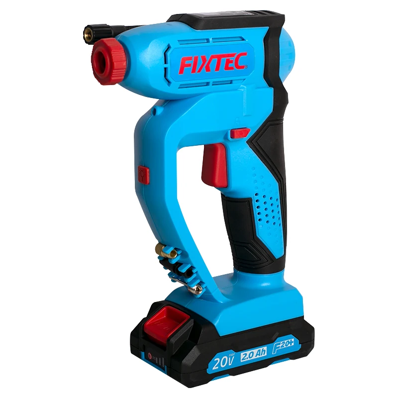 

Высококачественный портативный беспроводной электрический воздушный компрессор 20В, 14 л/мин, 150 фунтов на кв. дюйм, с 3 различными насадками