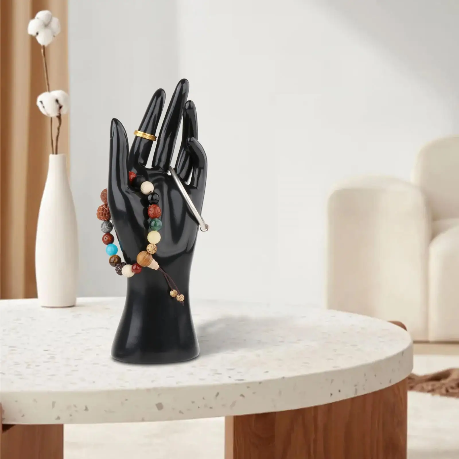 

Female Mannequin Hand Left, Multifunctional Holder Jewelry Hand Display Holder,