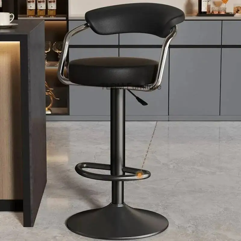 

Регулируемые высокие барные стулья для интерьера: современный дизайн для отелей и ресторанов, роскошные и удобные стулья для дома (Sillas)