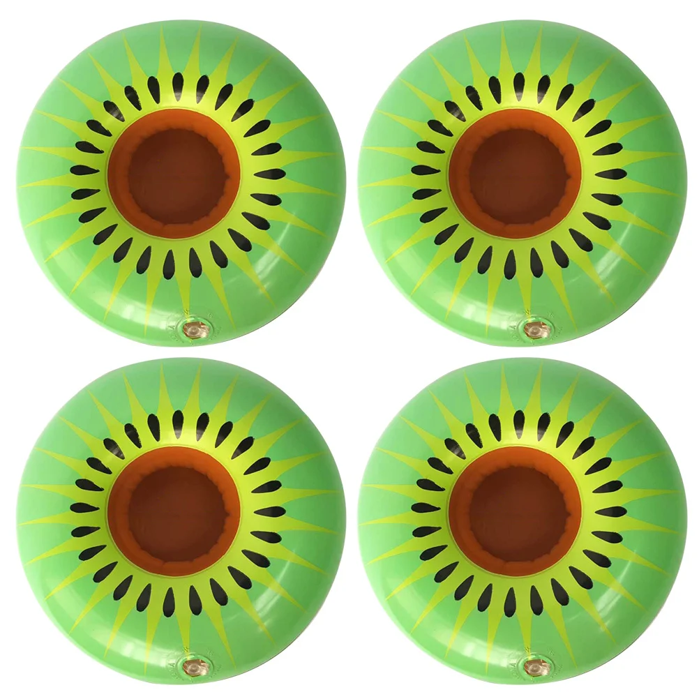 1Set Inflatable Beer Tray Lightweight Reusable Floating Drink Holder for Summer Party Tailgating Luau Family Reunion Water Fun