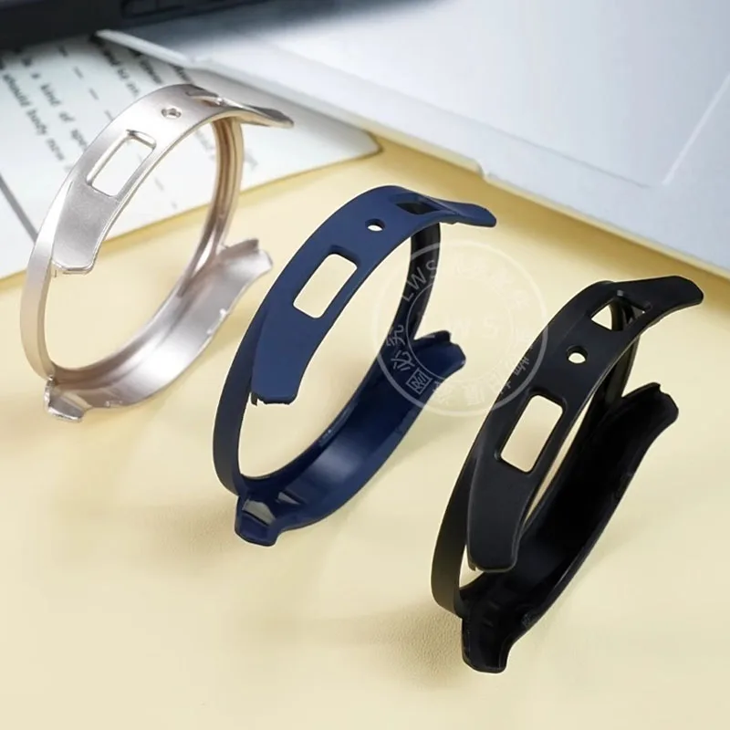 Capa para samsung galaxy watch7 6 5 4 44mm 40mm 43mm 47mm capa protetora moldura de pc sem protetor de vidro pára-choques galaxy watch case