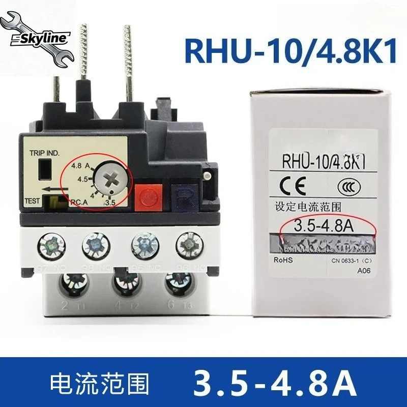RHN-10K / RHU-10K Overload Relay, Full Specifications 5M Protection Relay